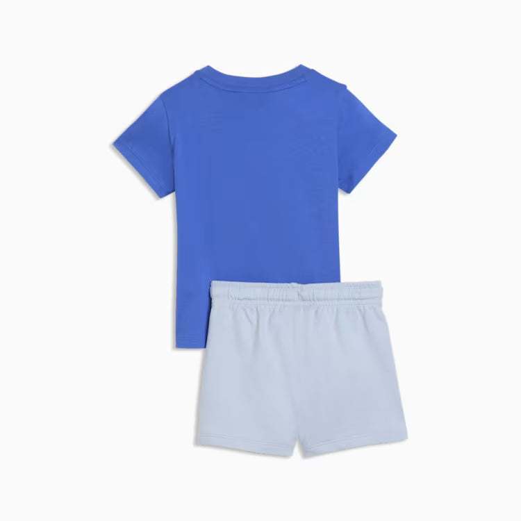 Puma Minicats Ess Tee and Shorts Set Royal