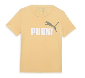 Puma ESS 2 Color No. 1 Logo Tee B Sunny Ylw