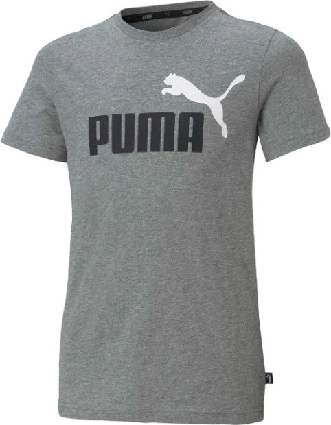 Puma Ess 2 Color No. 1 Logo Tee B Med Gry Hthr