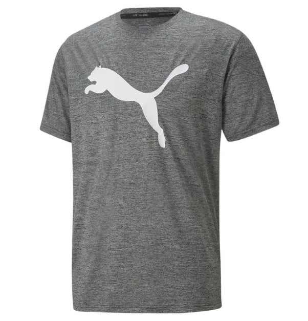 Puma Train Fav Heather Cat Tee Blk