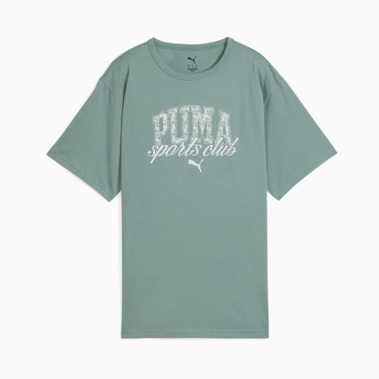 Puma Class Relaxed Tee Green Moon