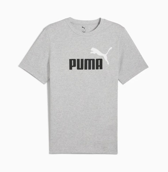 Puma Ess 2 Color No.1 Logo Tee LT Gry Heather