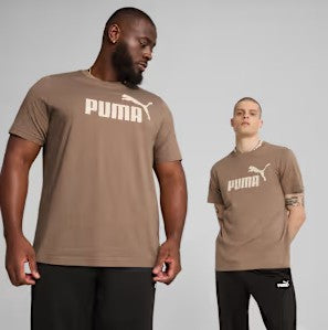 Puma Ess 2 Color No.1 Logo Tee Totally Taupe