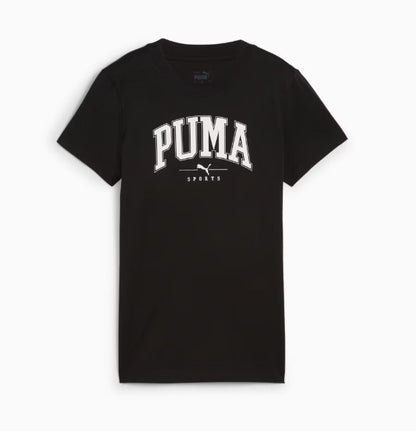 Puma W Squad Graphic Tee Blk