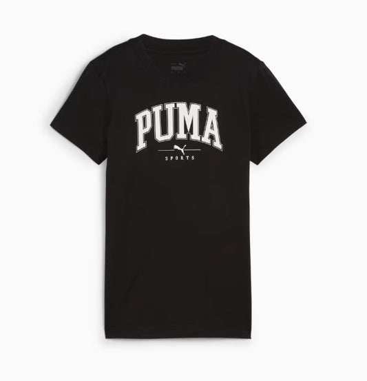 Puma W Squad Graphic Tee Blk