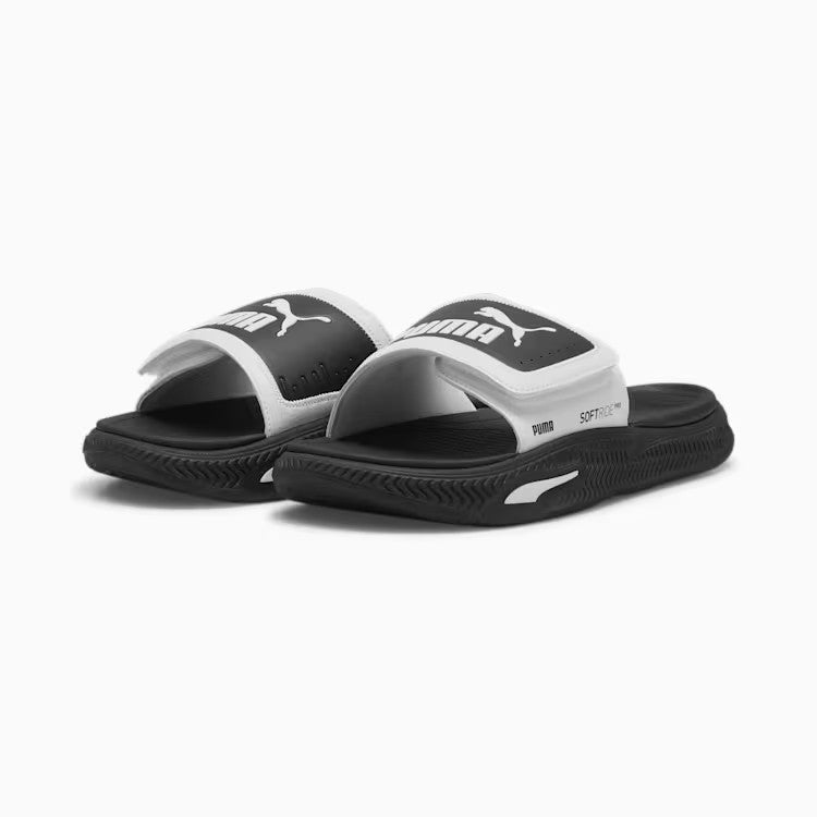 PUMA SOFTRIDEPRO SLIDE 24 V BLACK/WHITE