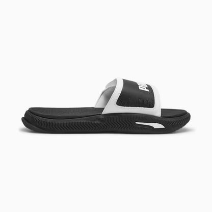 PUMA SOFTRIDEPRO SLIDE 24 V BLACK/WHITE