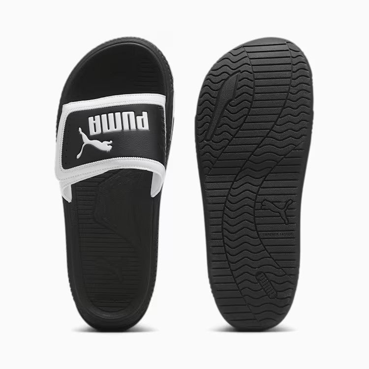 PUMA SOFTRIDEPRO SLIDE 24 V BLACK/WHITE