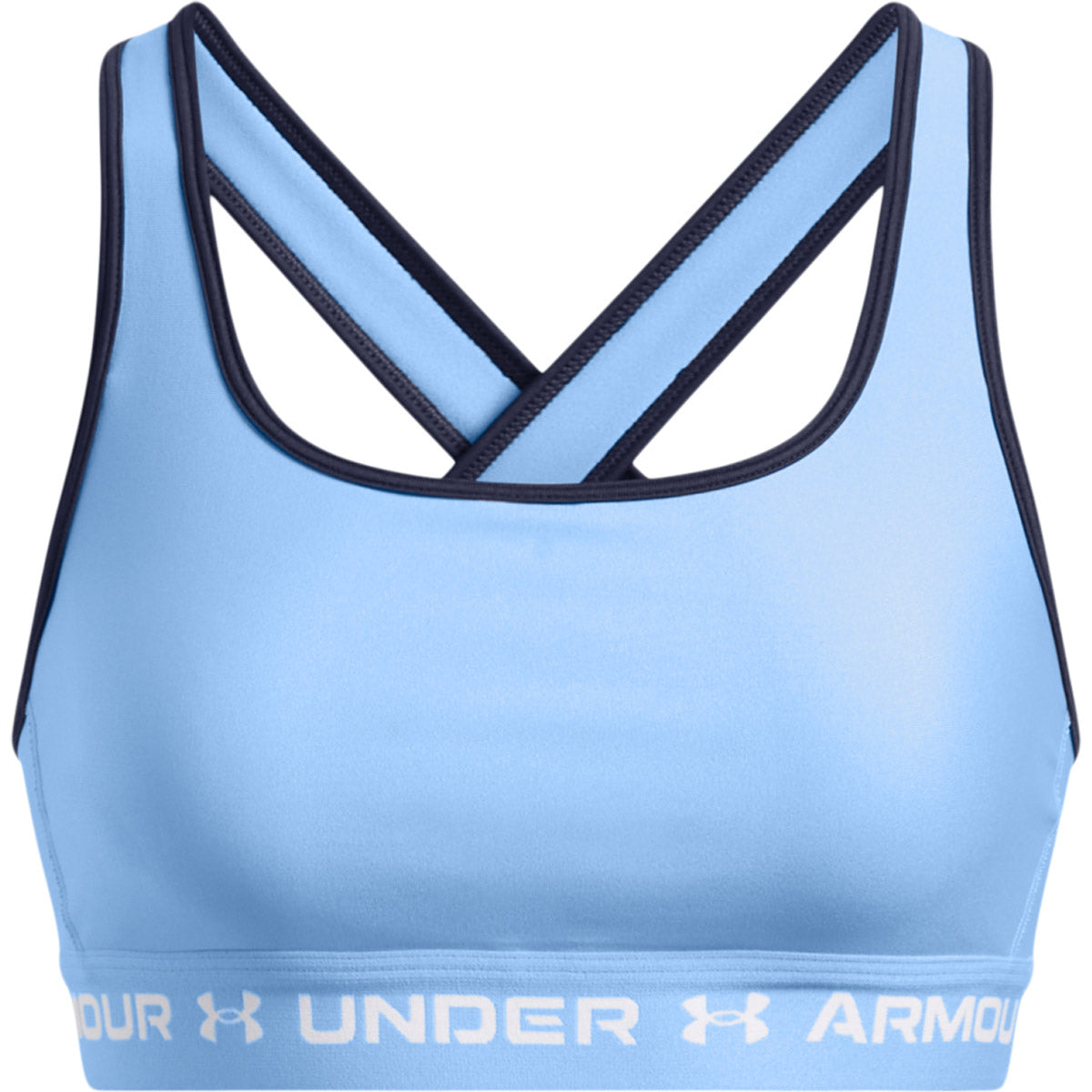 UA Wmns Cb Md Bra Blu/Nvy/Wht