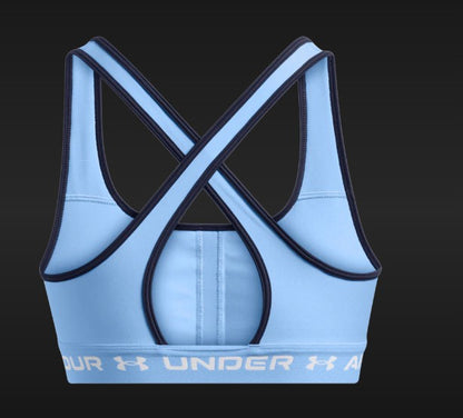 UA Wmns Cb Md Bra Blu/Nvy/Wht