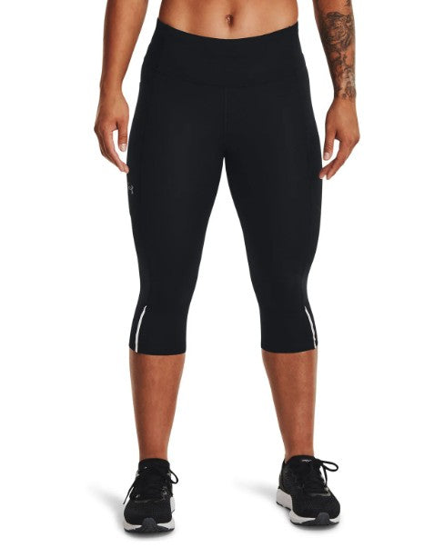 Under Armour Womens Fly Fast 3.0 Sped Capri Blk