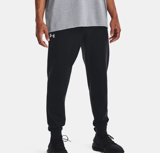 Under Armour Men Rival Fleece Joggers Blk/Wht