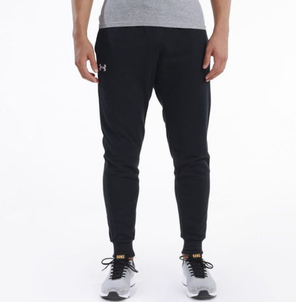 Under Armour Men Rival Fleece Joggers Blk/Wht