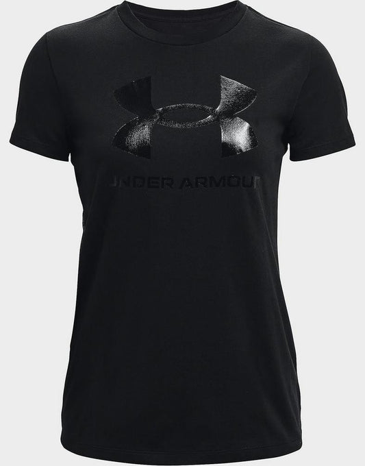 UA Womens Live SS Grphic SSC Blk