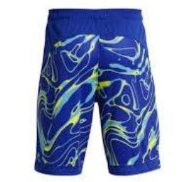 UA MN Baseline 10" Print Short Royal/Starfruit