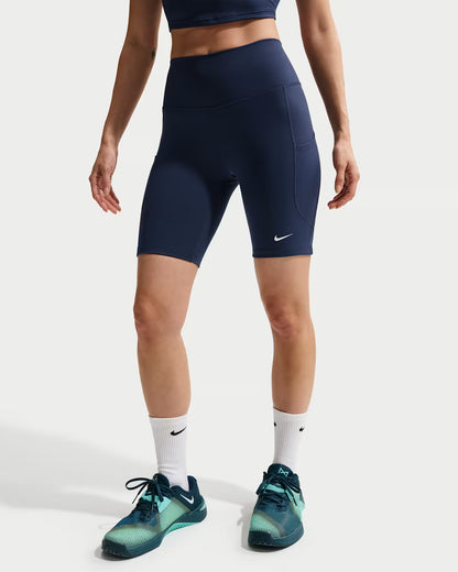 Nike Woman Dri-Fit One HR 8in PKT Short Mid Night