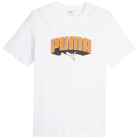 PUMA GRAPHICS HIP HOP TEE WHITE