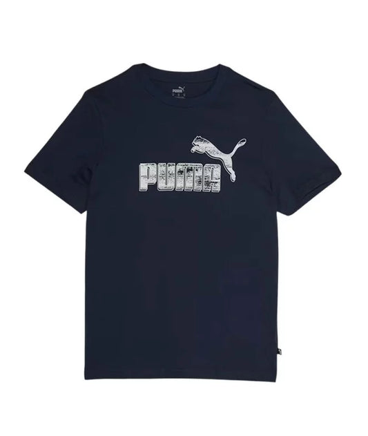 PUMA GRAPHICS NO.1 LOGO TEE CLUB NAVY