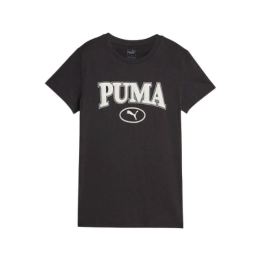 PUMA WMNS SQUAD GRAPHIC TEE BLACK