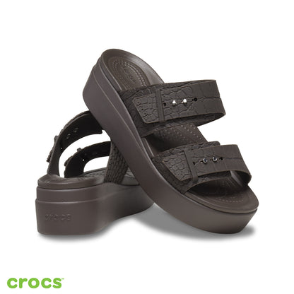 CROCS BROOKLYN BUCKLECROCO LOW WEDGE ESP