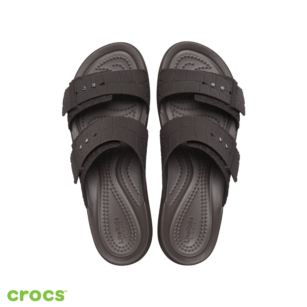 CROCS BROOKLYN BUCKLECROCO LOW WEDGE ESP