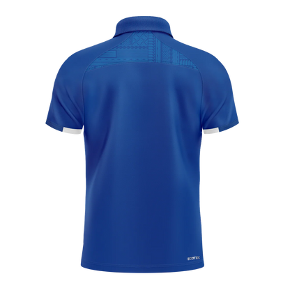 2025 Lakapi Samoa Men's Media Polo Royal Blue