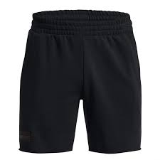 UA MENS PJT ROCK HWT TERRY SHORTS BLK