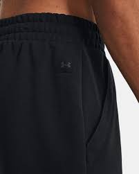 UA MENS PJT ROCK HWT TERRY SHORTS BLK