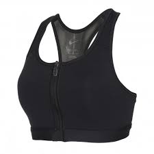 NIKE W DF SWSH ZIP FRONT BRA