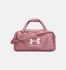 UA UNISEX UNDENIABLE 5 DUFFLE SM PINK/WHT 40L