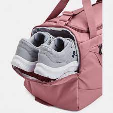 UA UNISEX UNDENIABLE 5 DUFFLE SM PINK/WHT 40L