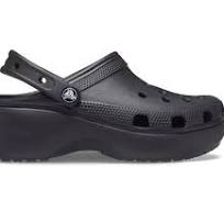 Crocs Classic Platform Clog W Blk