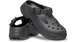 Crocs Classic Mary Jane Clog Blk Glitter