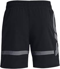 UA MN BASELINE WOVEN SHORT II BLK/GRAY