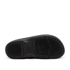 CROCS ON THE CLOCK LITERIDE SLIP ON BLK