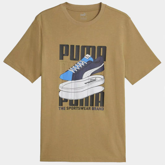 PUMA GRAPHICS SNEAKER TEE TOASTED