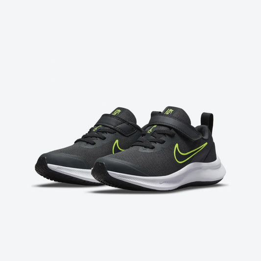 NIKE STAR RUNNER 3 ANTHRACITE/GREEN/BLK