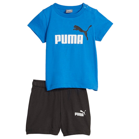 PUMA Minicats TEE & SHORTS SET RACING BLUE