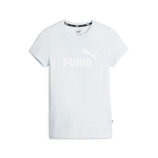 PUMA WMNS ESS LOGO TEE ICY BLUE