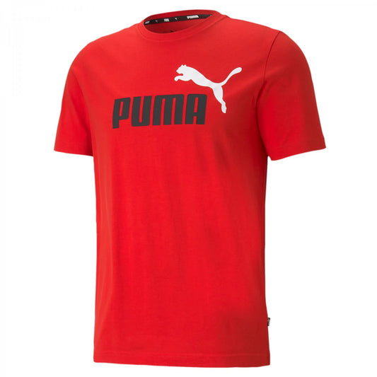 PUMA ESS+2 COL LOGO TEE RED