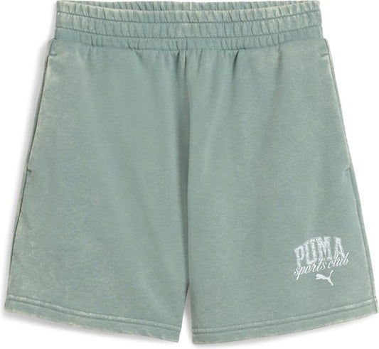 Puma Class Washed Shorts 5" TR Green Moon
