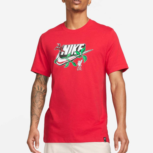 NIKE LFC M SSL FUTURA TEE RED