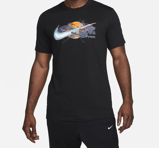 NIKE TEE JDI SWOOSH P2 BLK